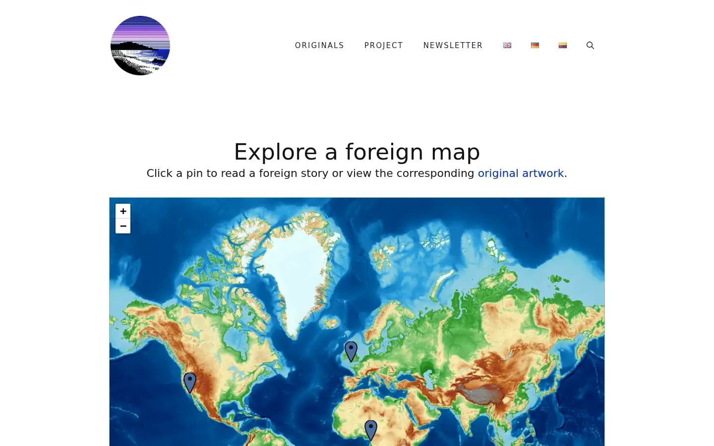 Screenshot of returnonart.com