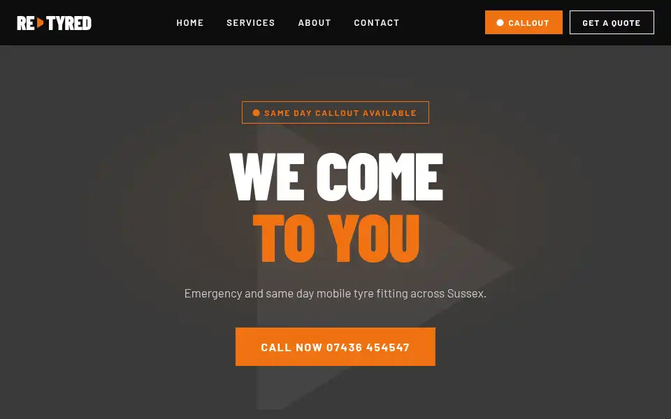 Screenshot of retyred.co.uk