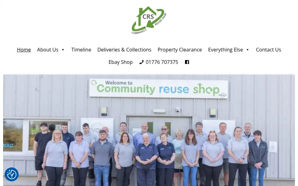 Screenshot of reuseshop.org.uk