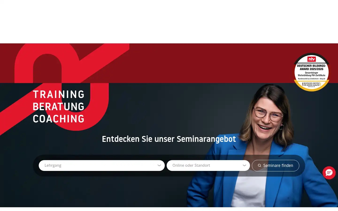 Screenshot of reuter-training.de