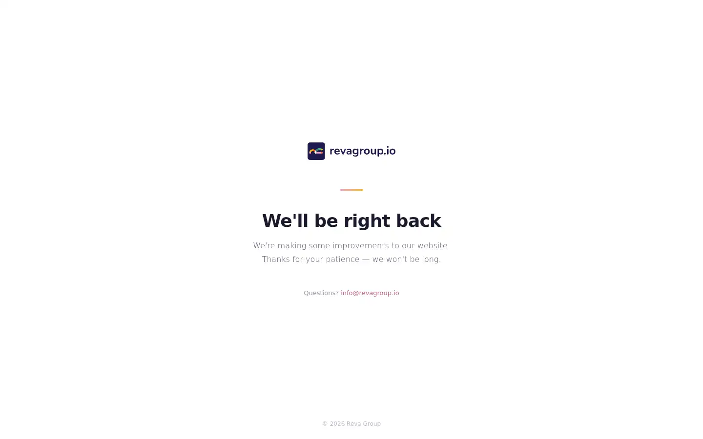 Screenshot of revagroup.io