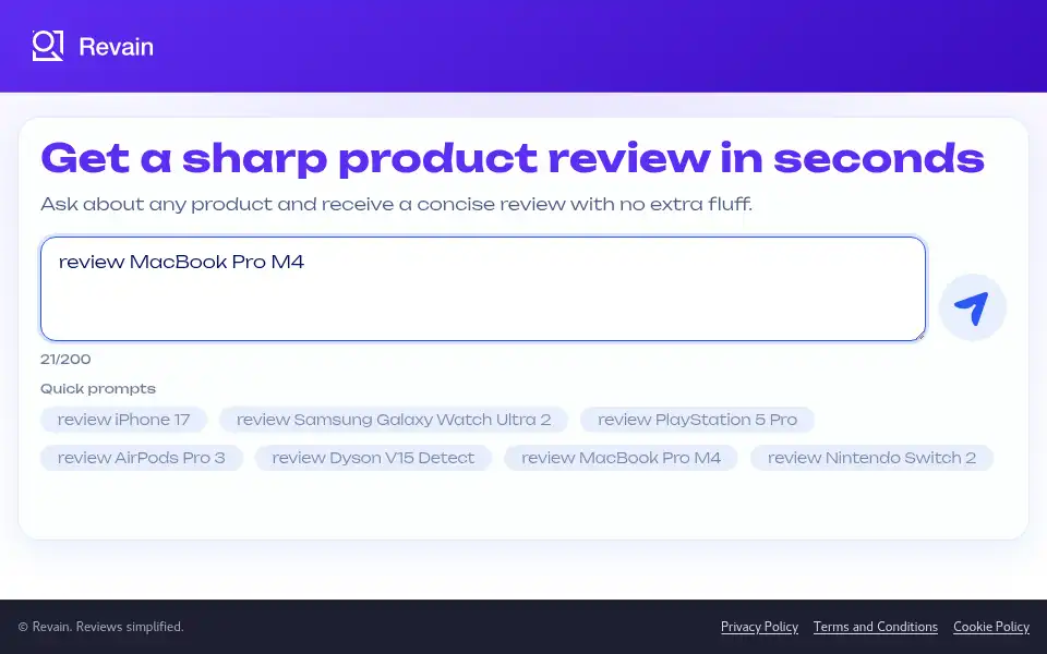 Screenshot of revain.org