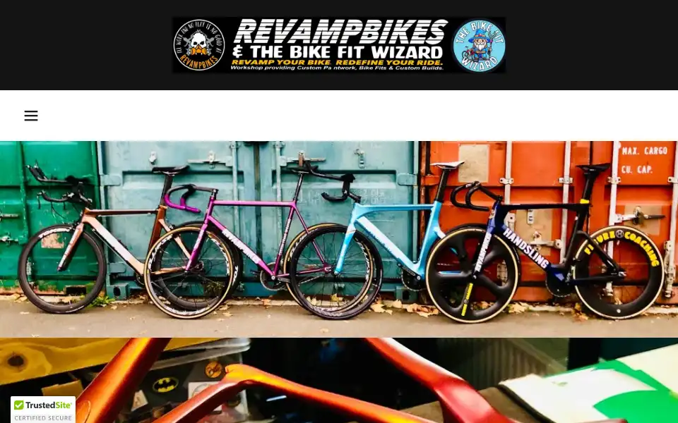Screenshot of revampbikes.co.uk