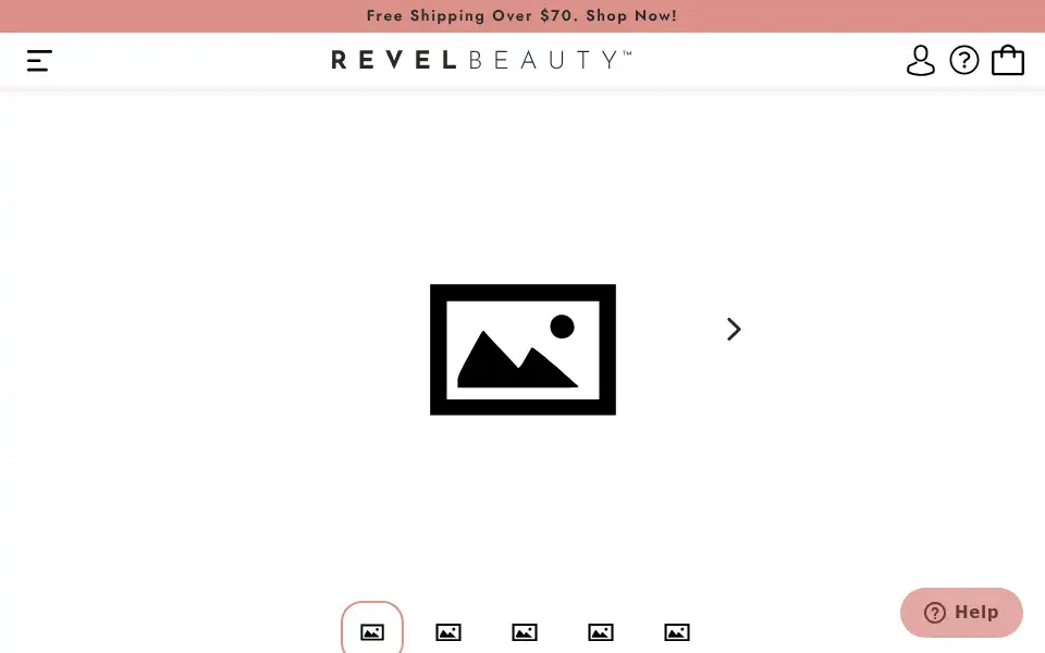 Screenshot of revelbeauty.com