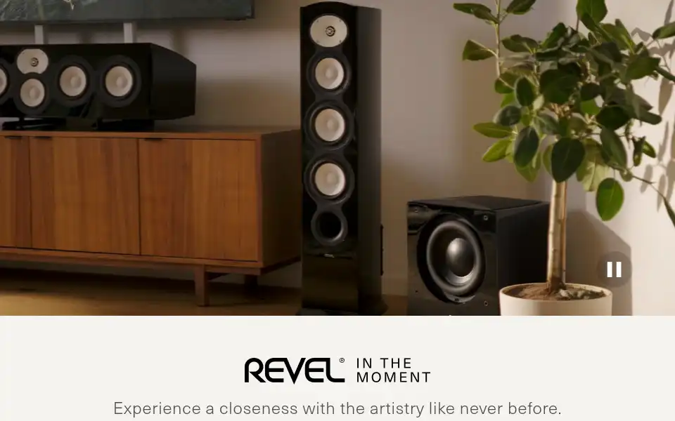 Screenshot of revelspeakers.com