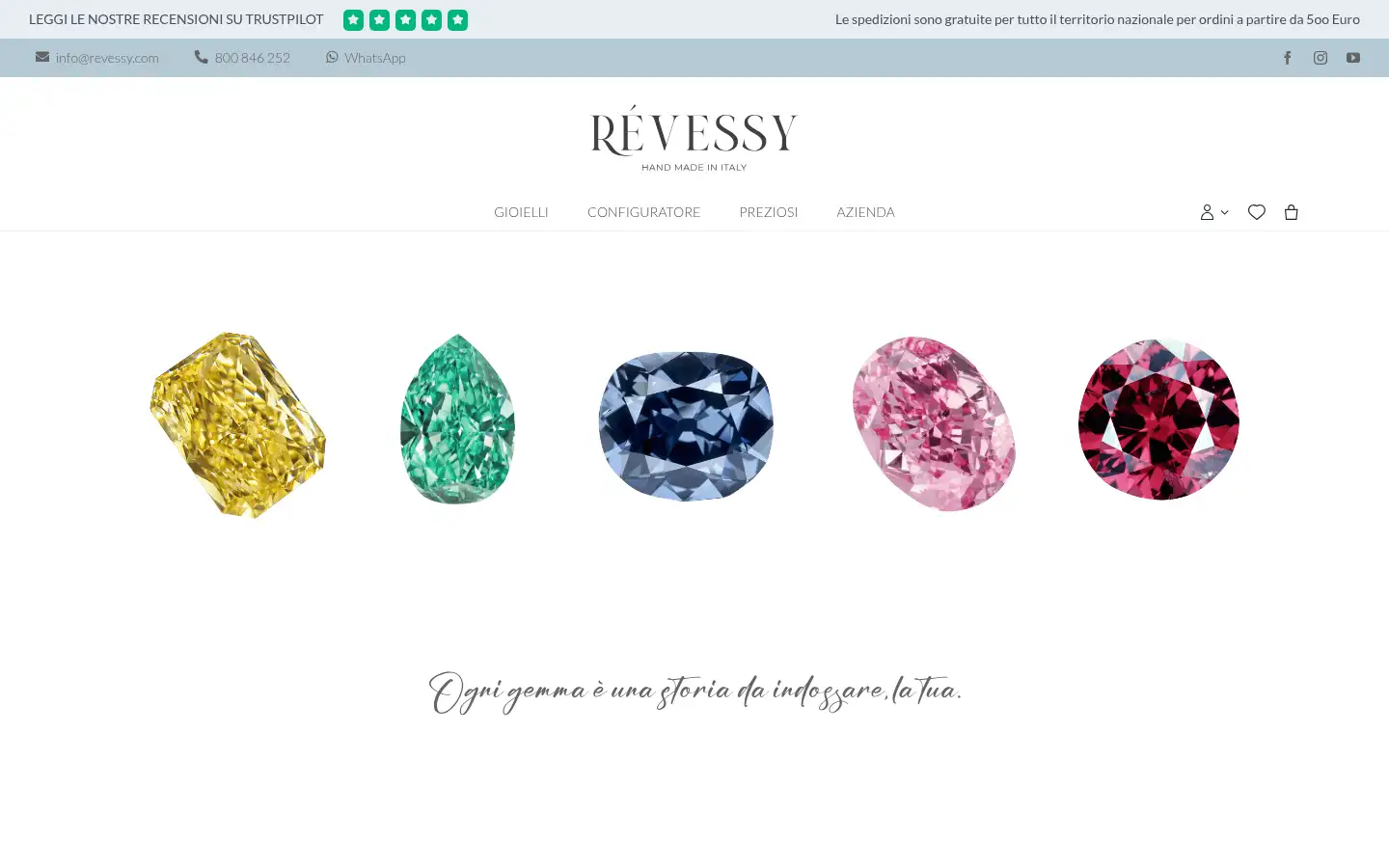 Screenshot of revessy.com