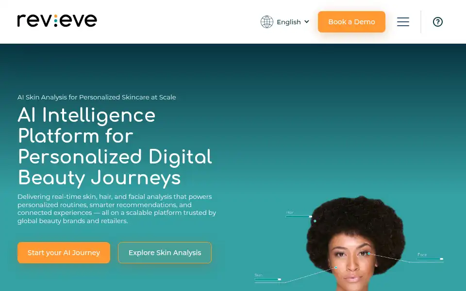 Screenshot of revieve.com