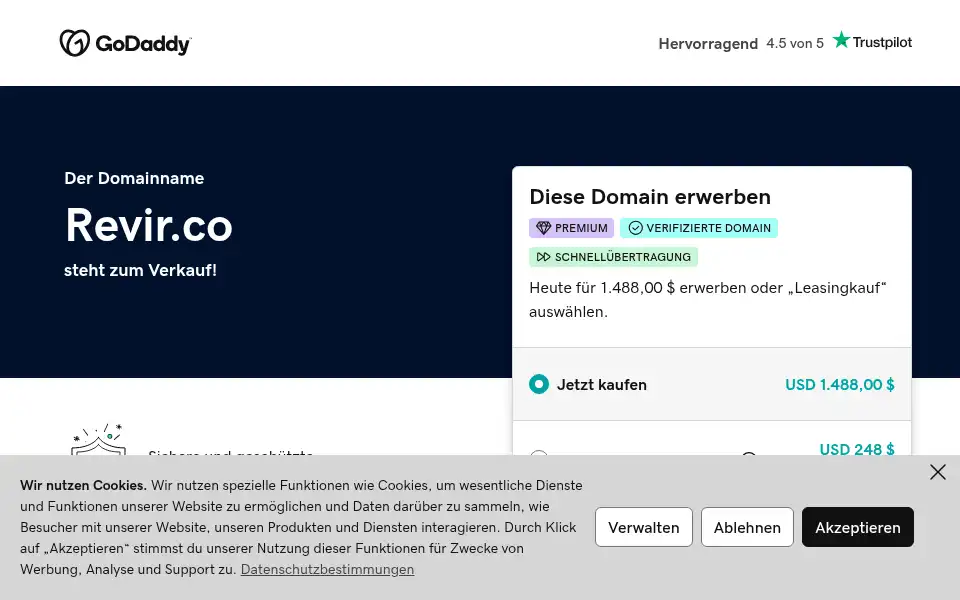 Screenshot of revir.co
