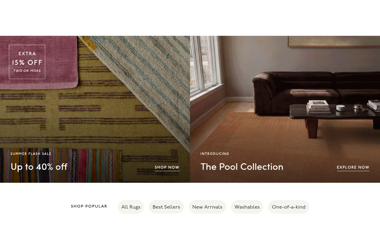 Screenshot of revivalrugs.com