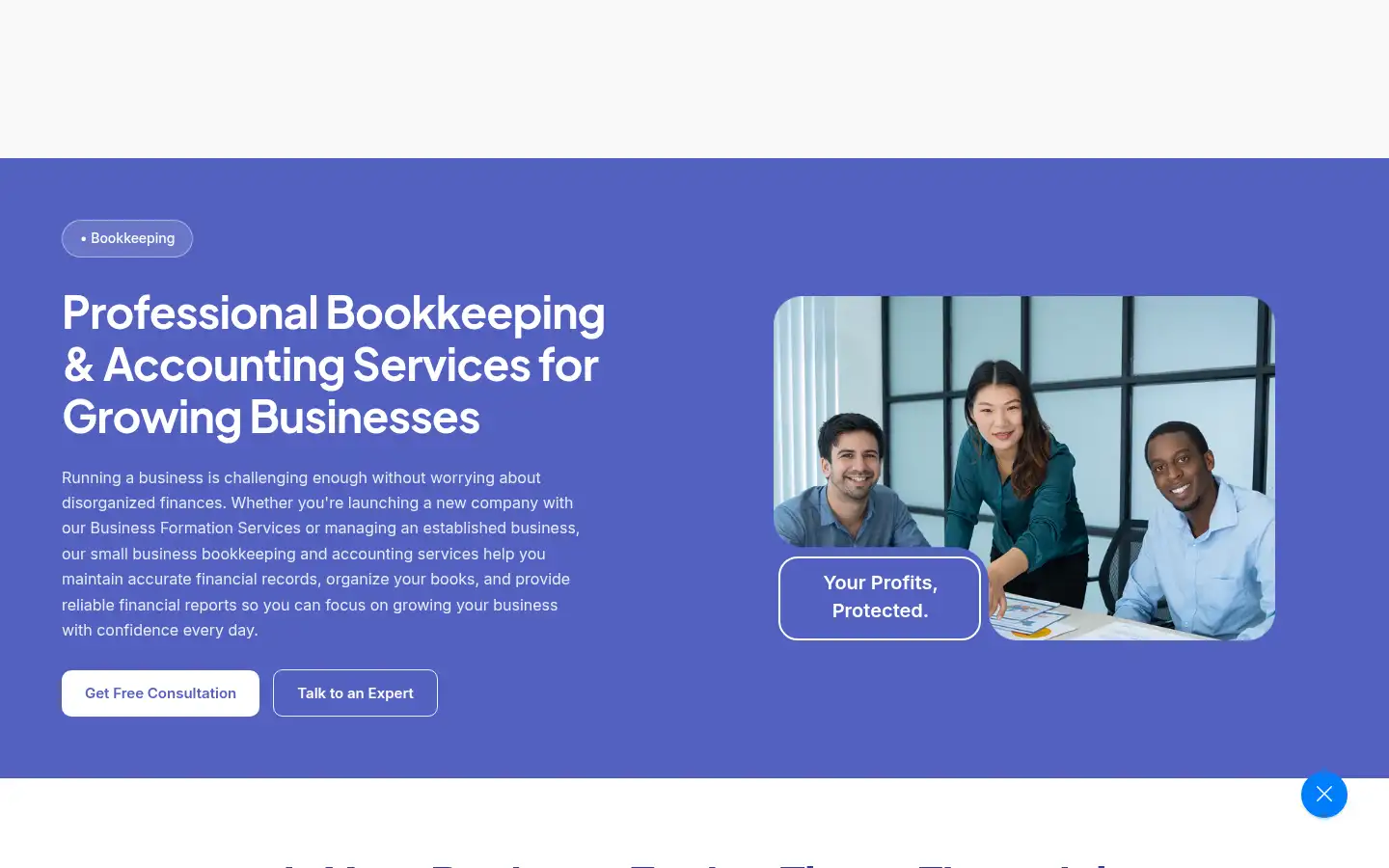Screenshot of revivebusinessfiling.com