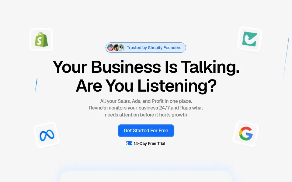 Screenshot of revno.ai
