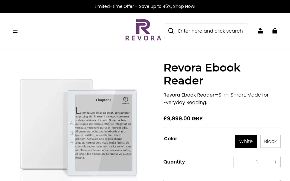 Screenshot of revora-uk.com