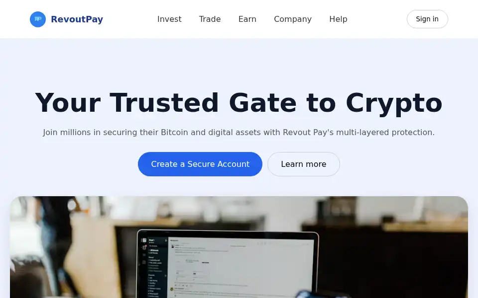 Screenshot of revoutpay.com