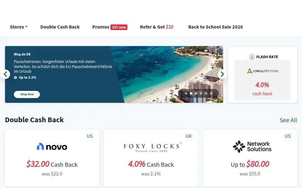 Screenshot of rewardany.com
