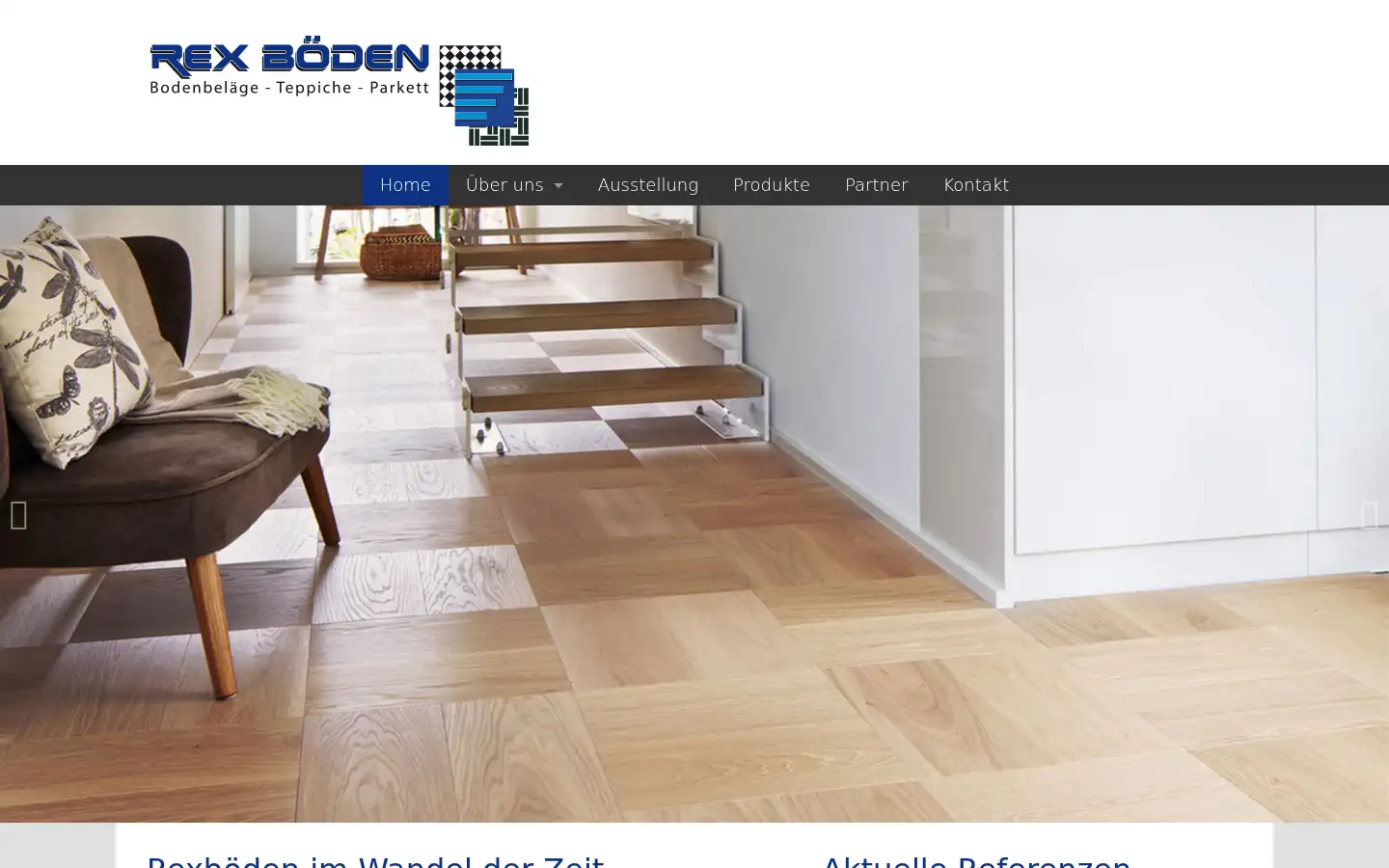 Screenshot of rexboden.ch