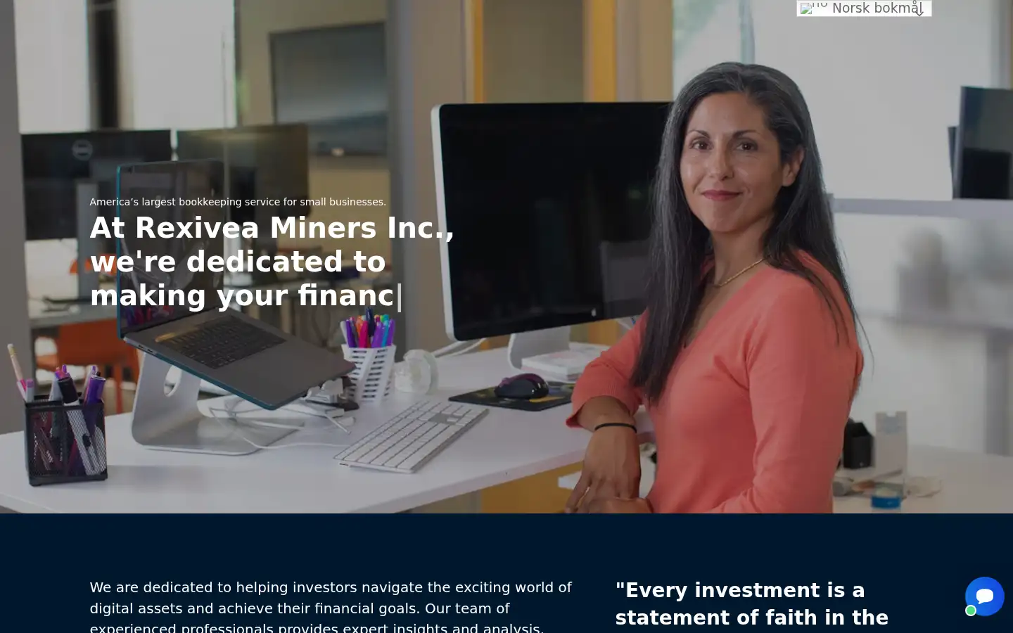 Screenshot of rexiveaminers.com