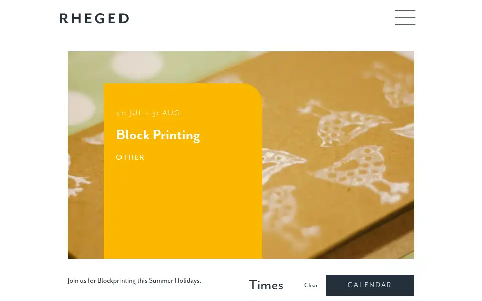 Screenshot of rheged.com