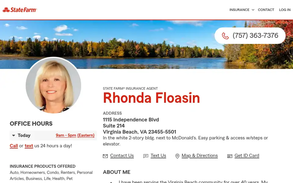 Screenshot of rhondafloasin.com