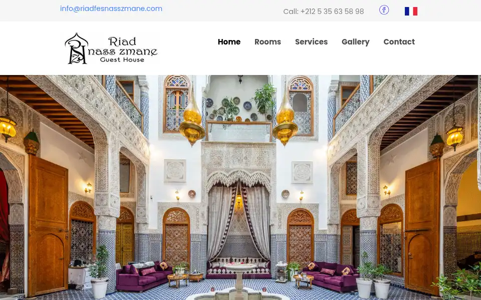 Screenshot of riadfesnasszmane.com