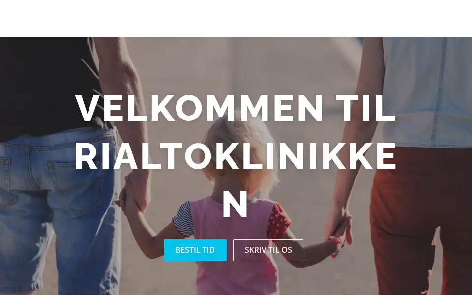Screenshot of rialtoklinikken.dk