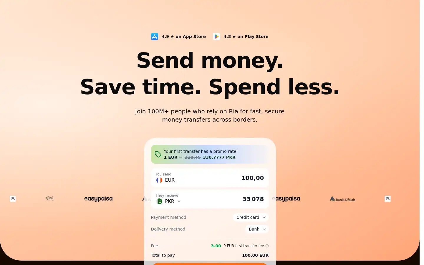 Screenshot of riamoneytransfer.com