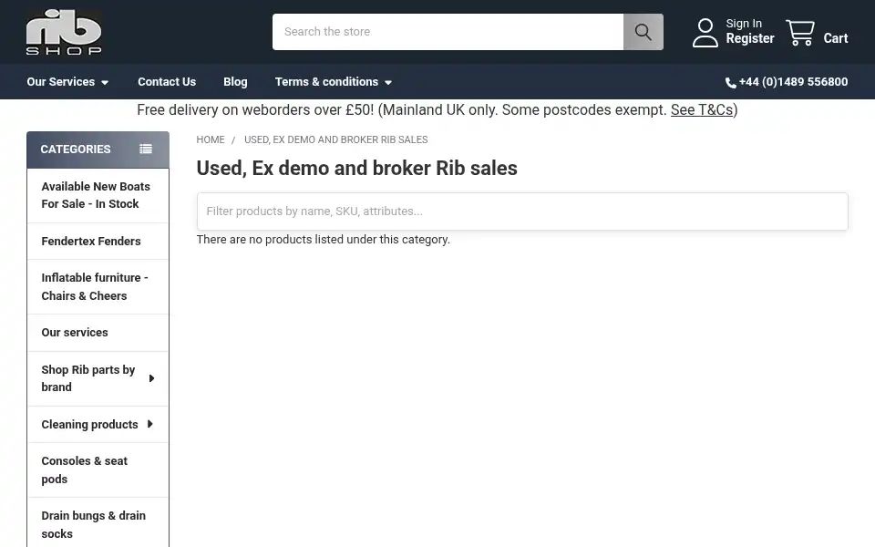 Screenshot of rib-shop.com