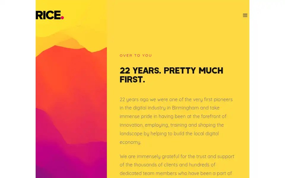 Screenshot of ricemedia.co.uk