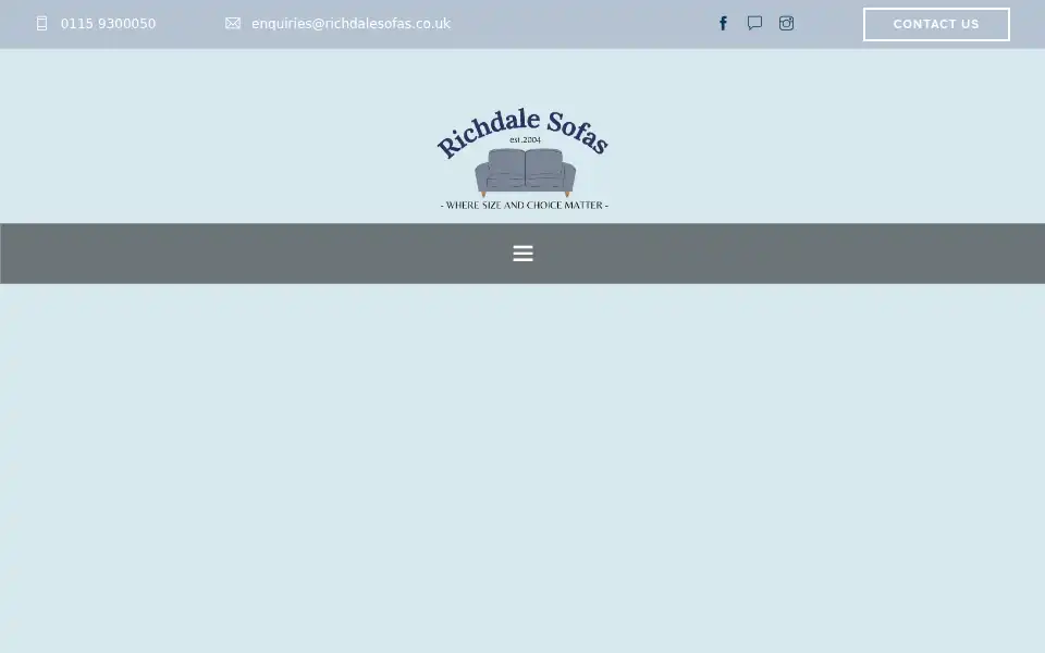 Screenshot of richdalesofas.co.uk