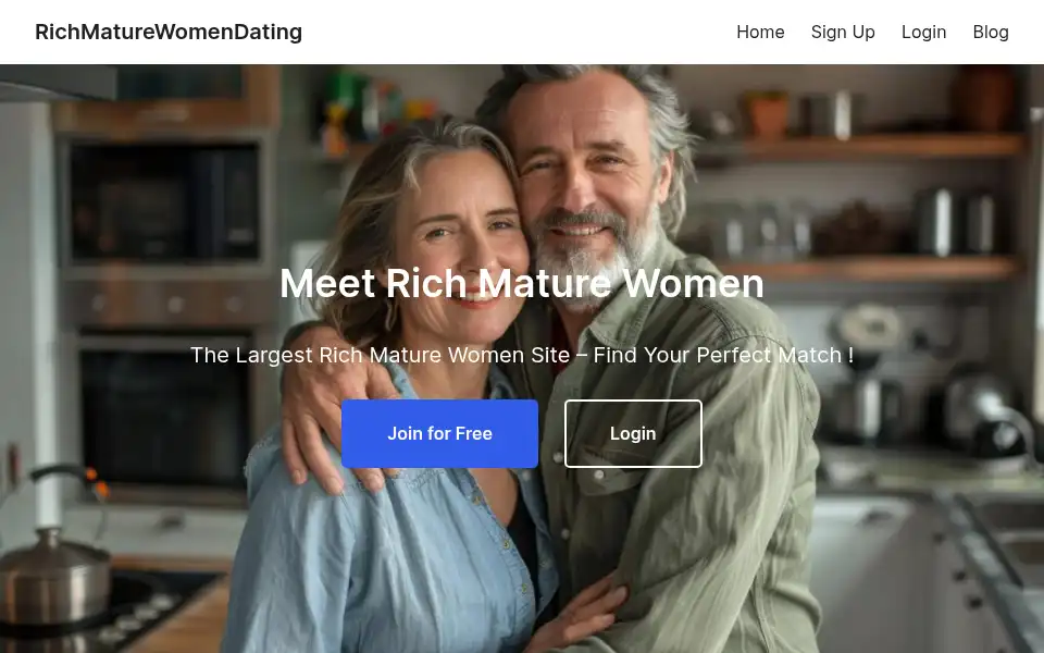 Screenshot of richmaturewomendating.org