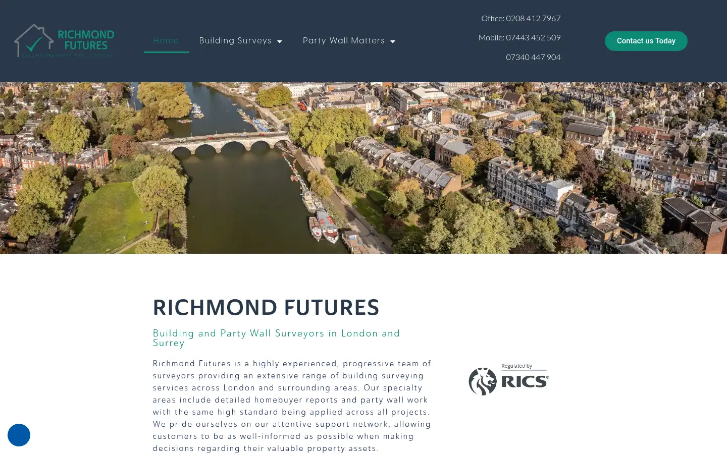 Screenshot of richmondfutures.co.uk