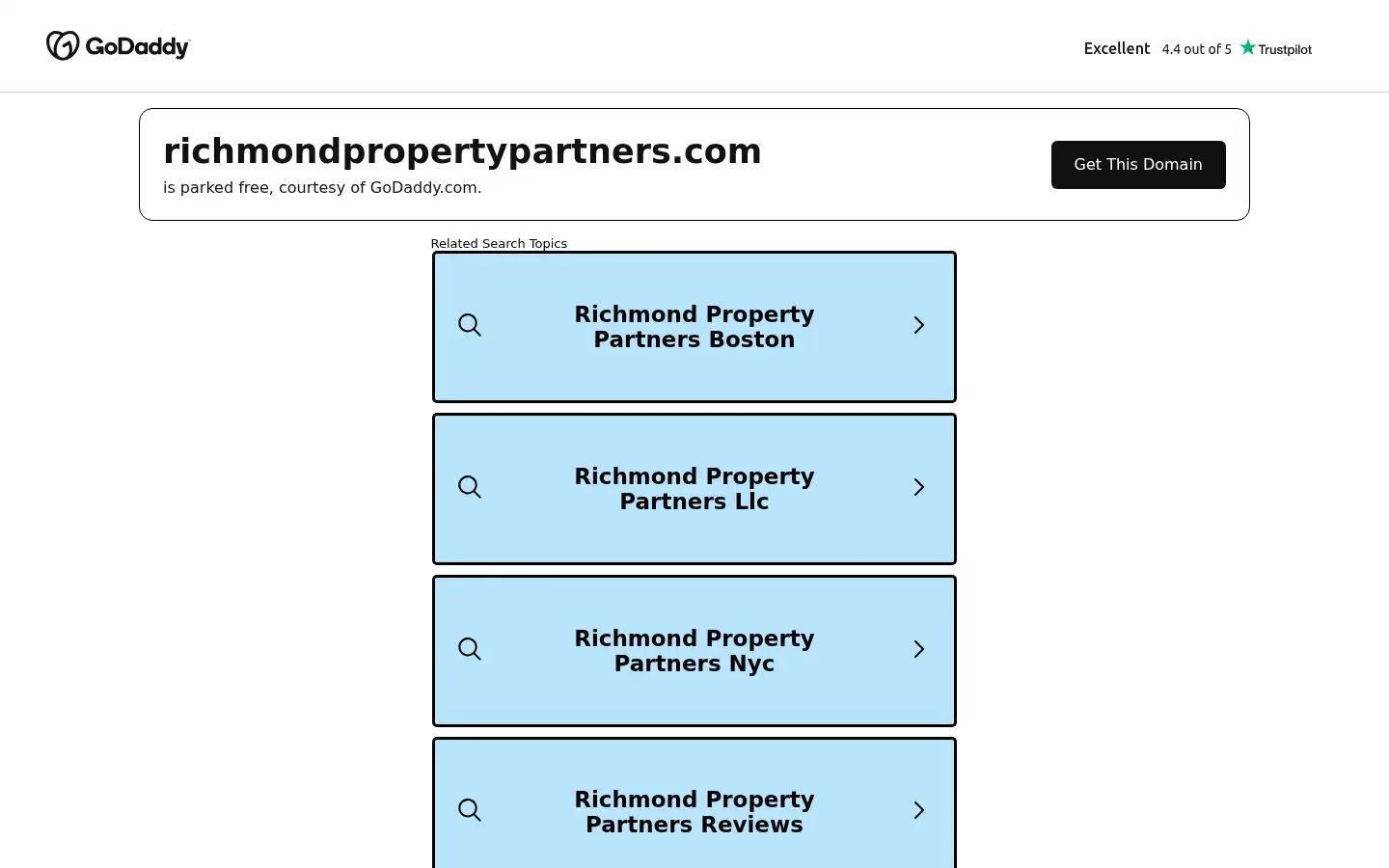 Screenshot of richmondpropertypartners.com