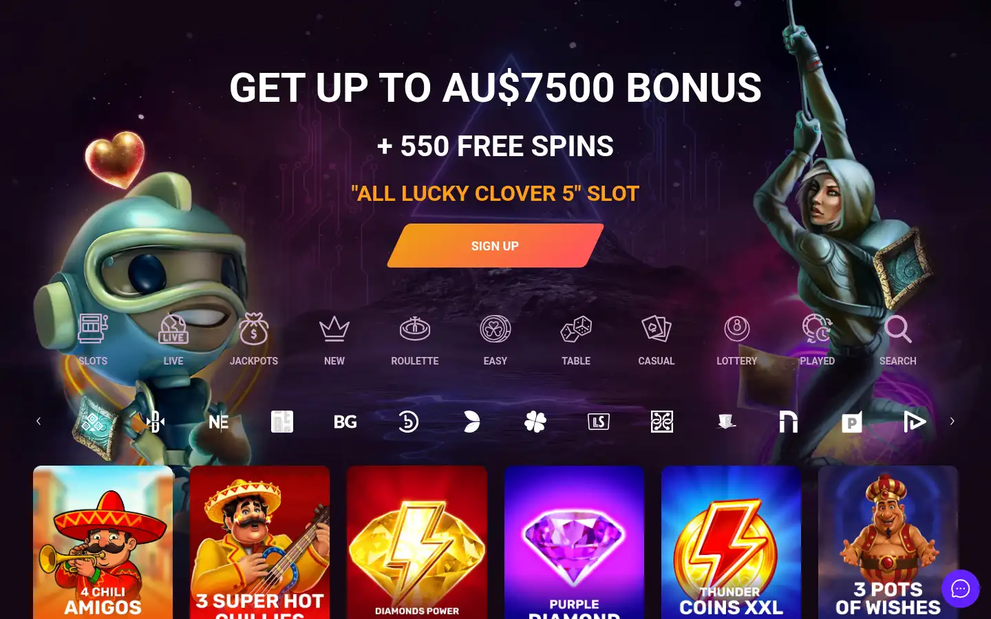 Screenshot of ricky-casino.com