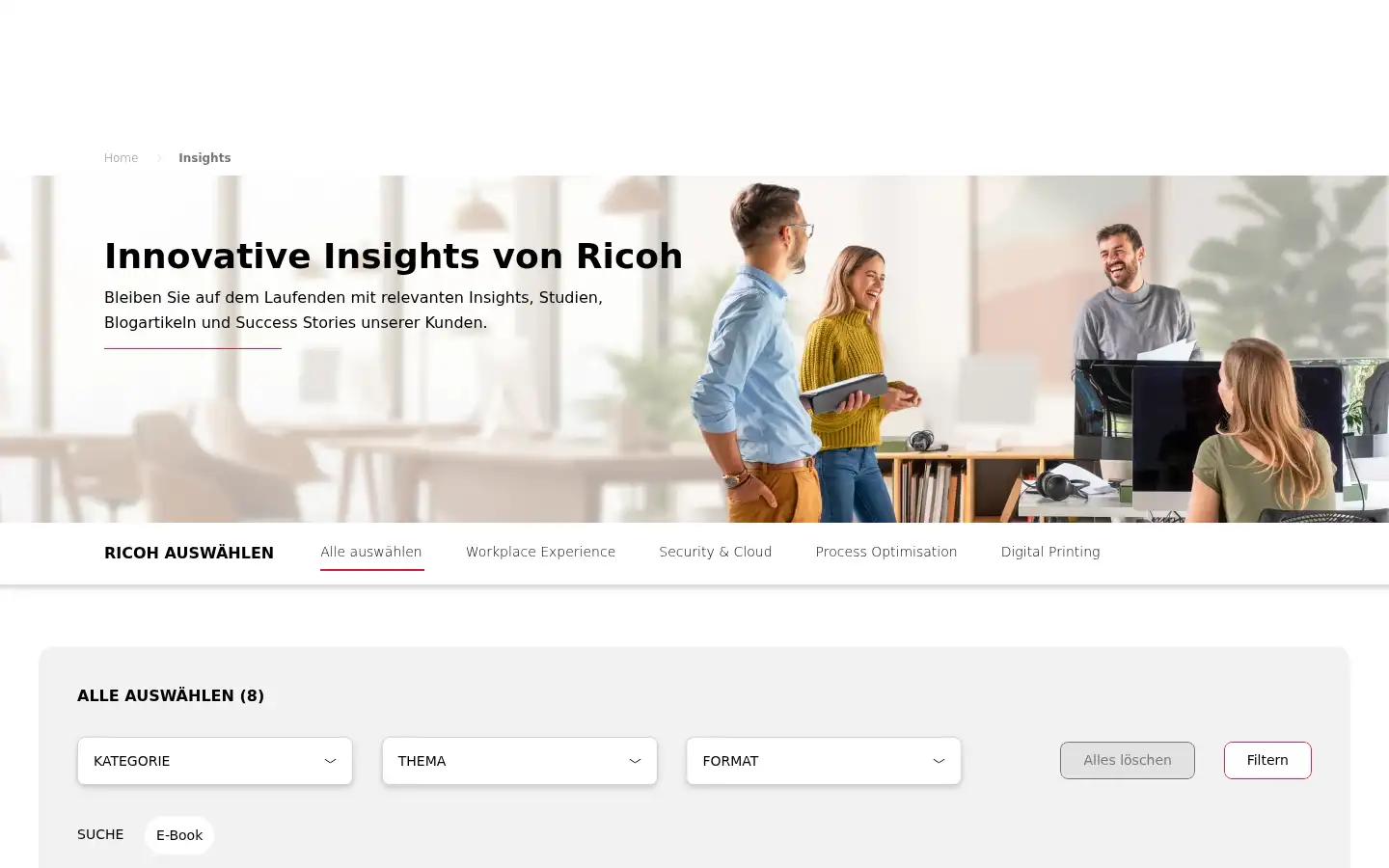 Screenshot of ricoh.at
