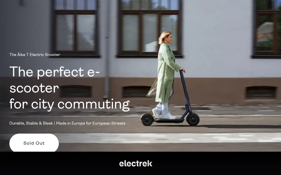 Screenshot of rideaike.com