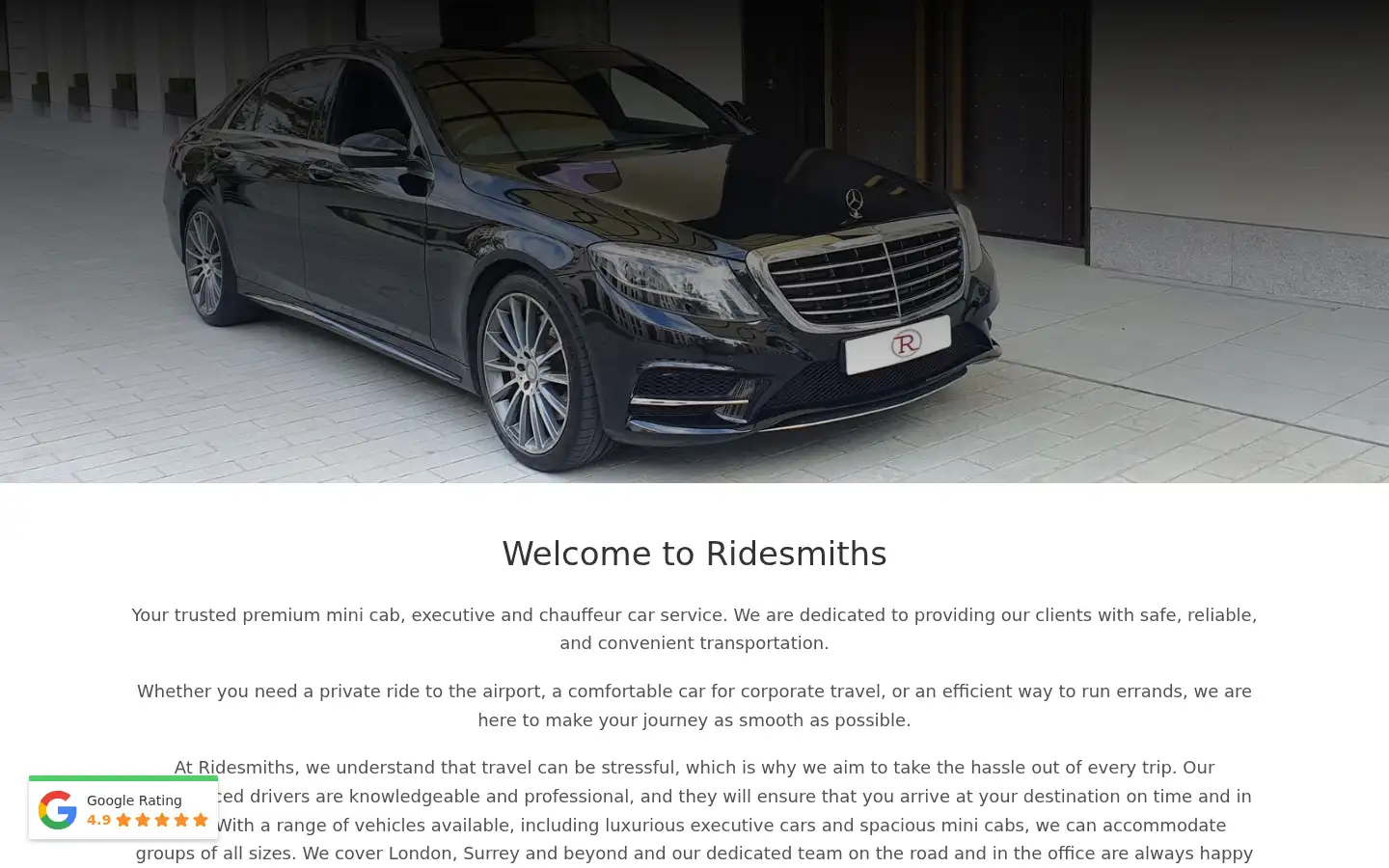 Screenshot of ridesmiths.com