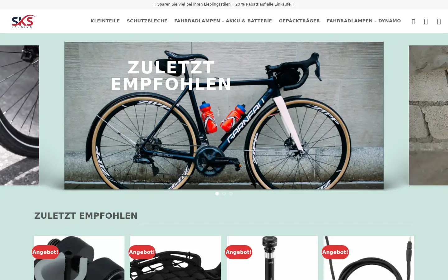 Screenshot of ridinglightsde.com