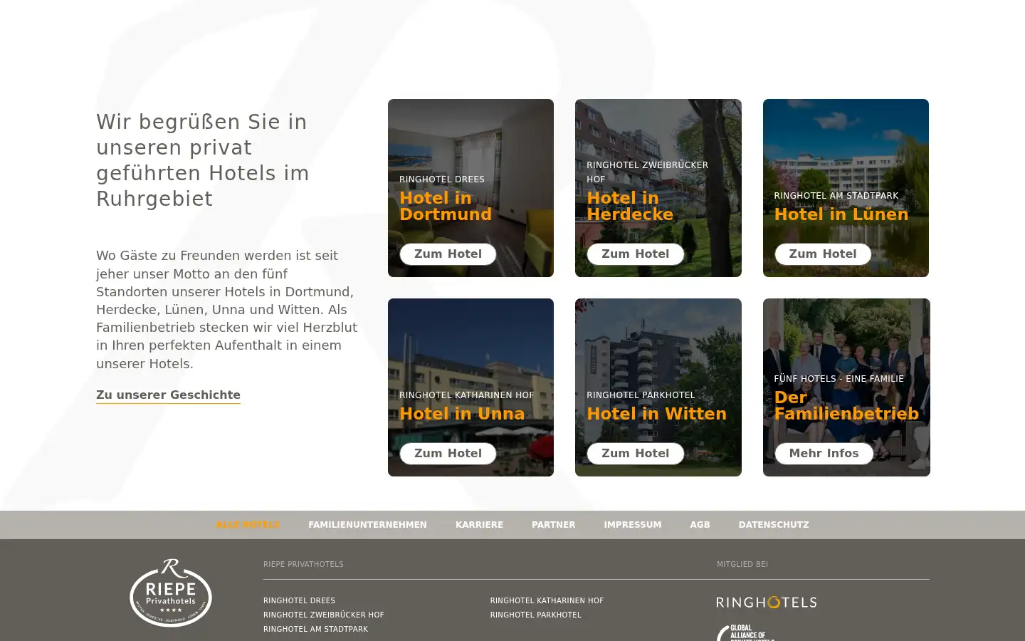 Screenshot of riepe.com