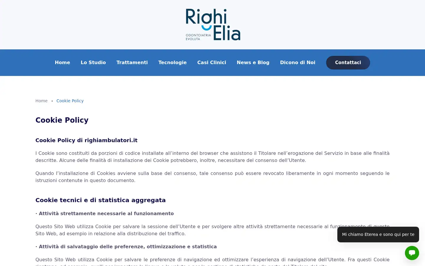 Screenshot of righiambulatori.it