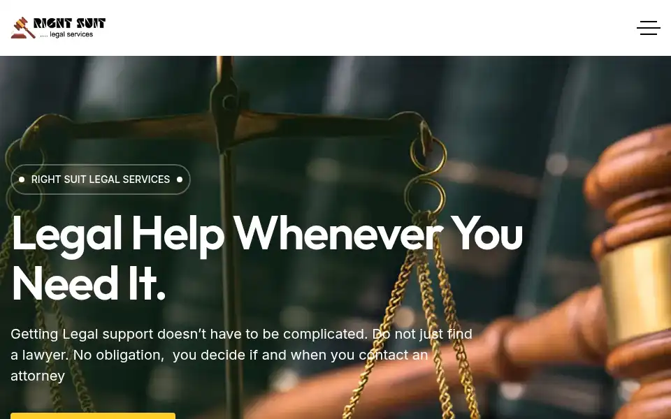 Screenshot of right-suit.com
