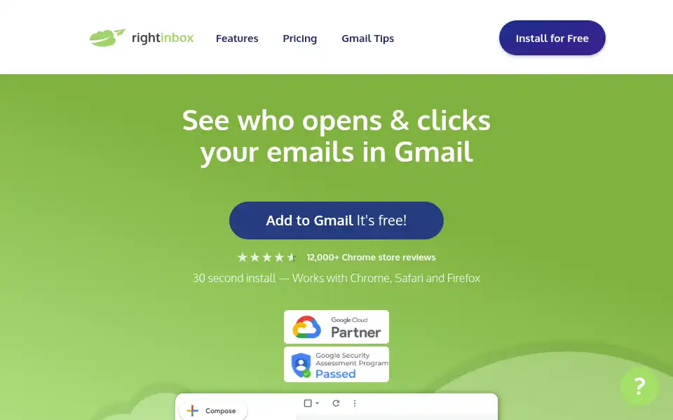 Screenshot of rightinbox.com
