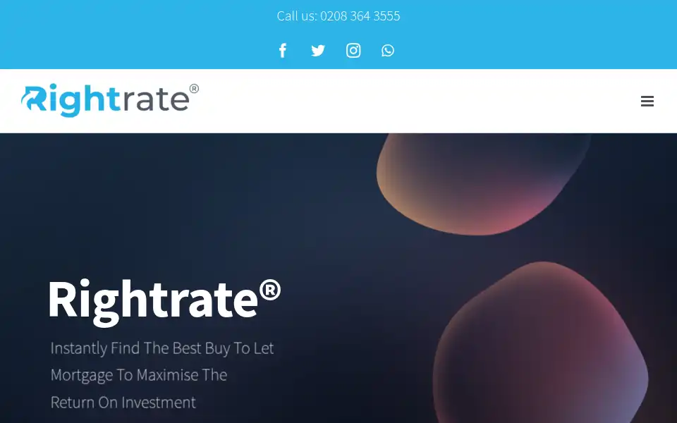 Screenshot of rightrate.io