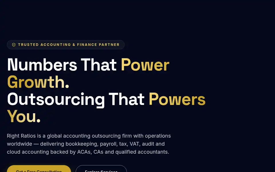 Screenshot of rightratios.co.uk