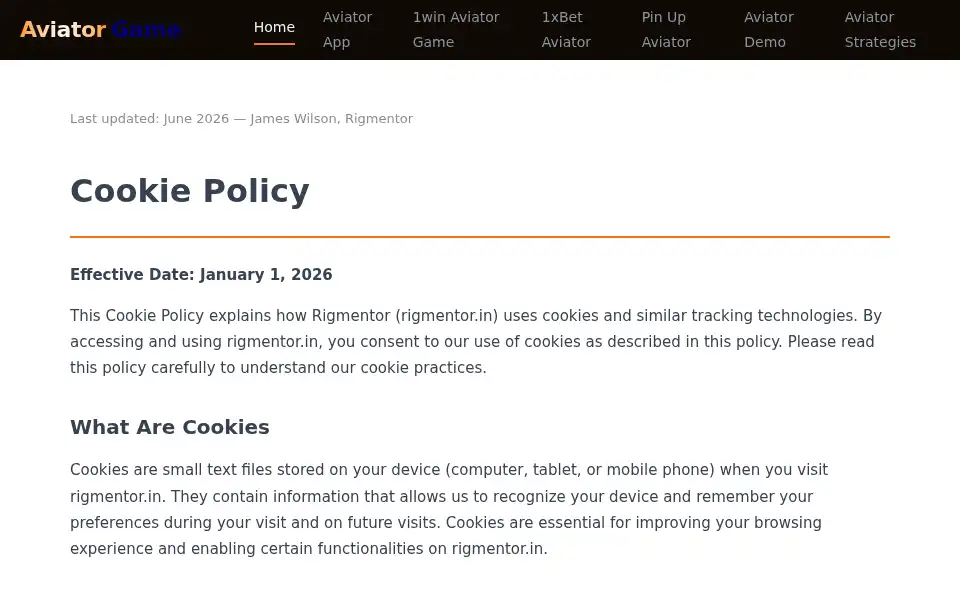 Screenshot of rigmentor.in