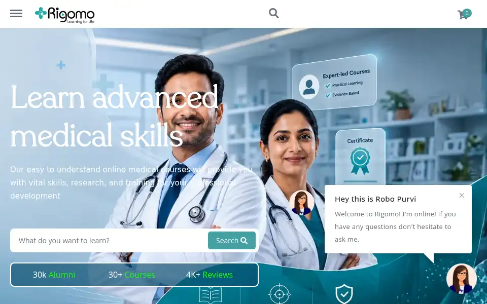 Screenshot of rigomo.com