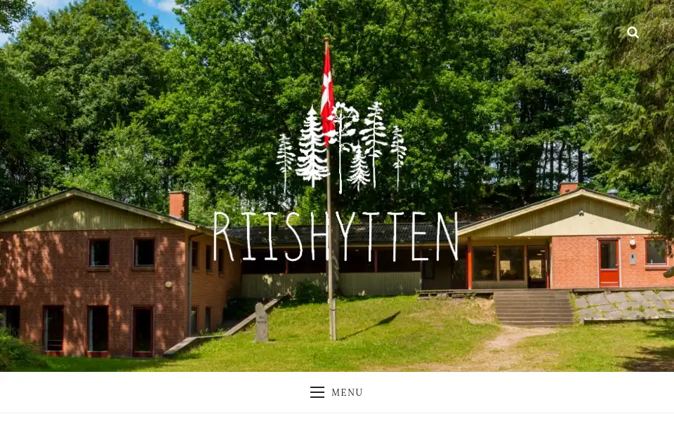 Screenshot of riishytten.dk