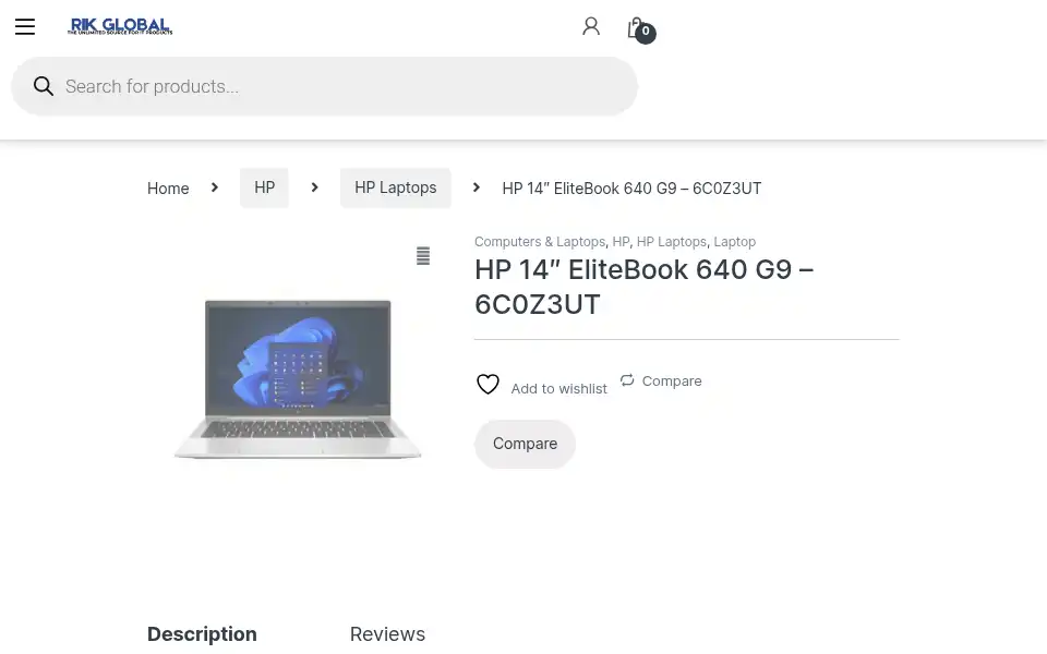 Screenshot of rikglobal.co.uk