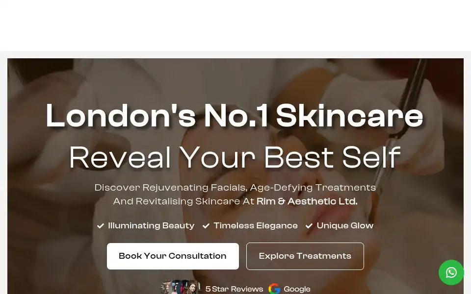 Screenshot of rimaesthetic.com
