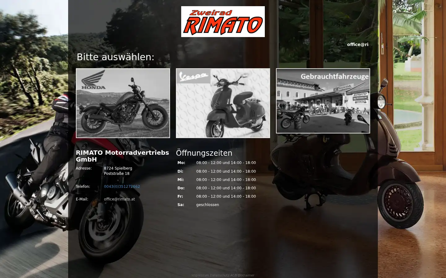 Screenshot of rimato.at