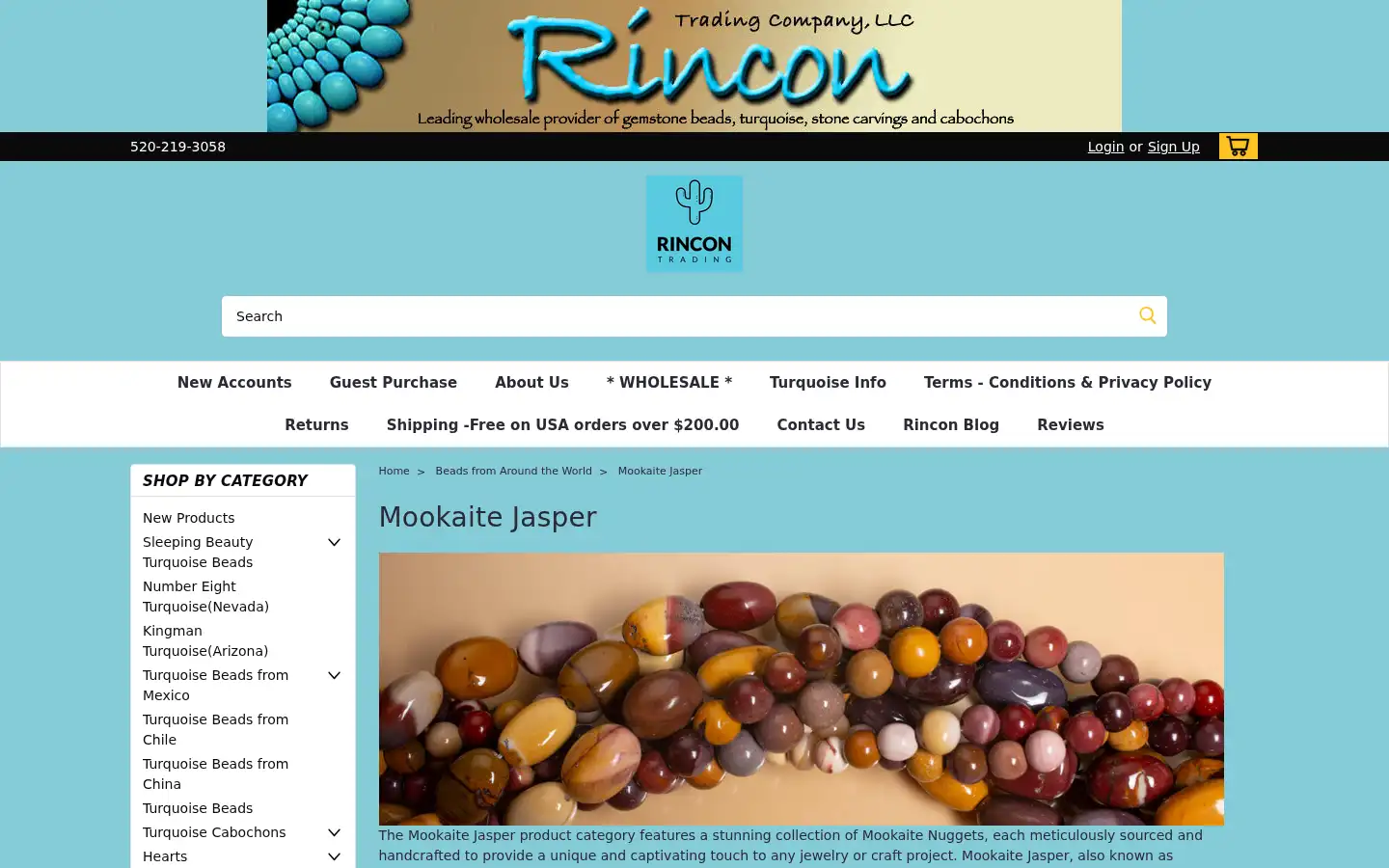 Screenshot of rincontrading.com