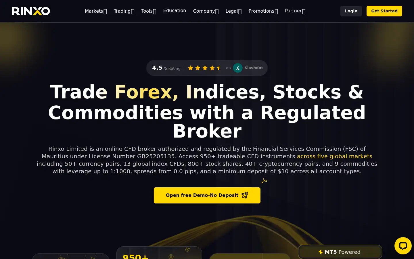 Screenshot of rinxo.com